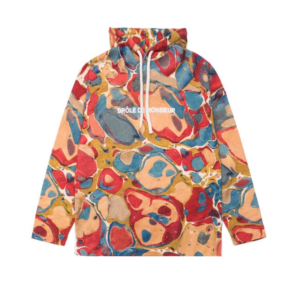 Drole De Monsieur Marbled Hoodie